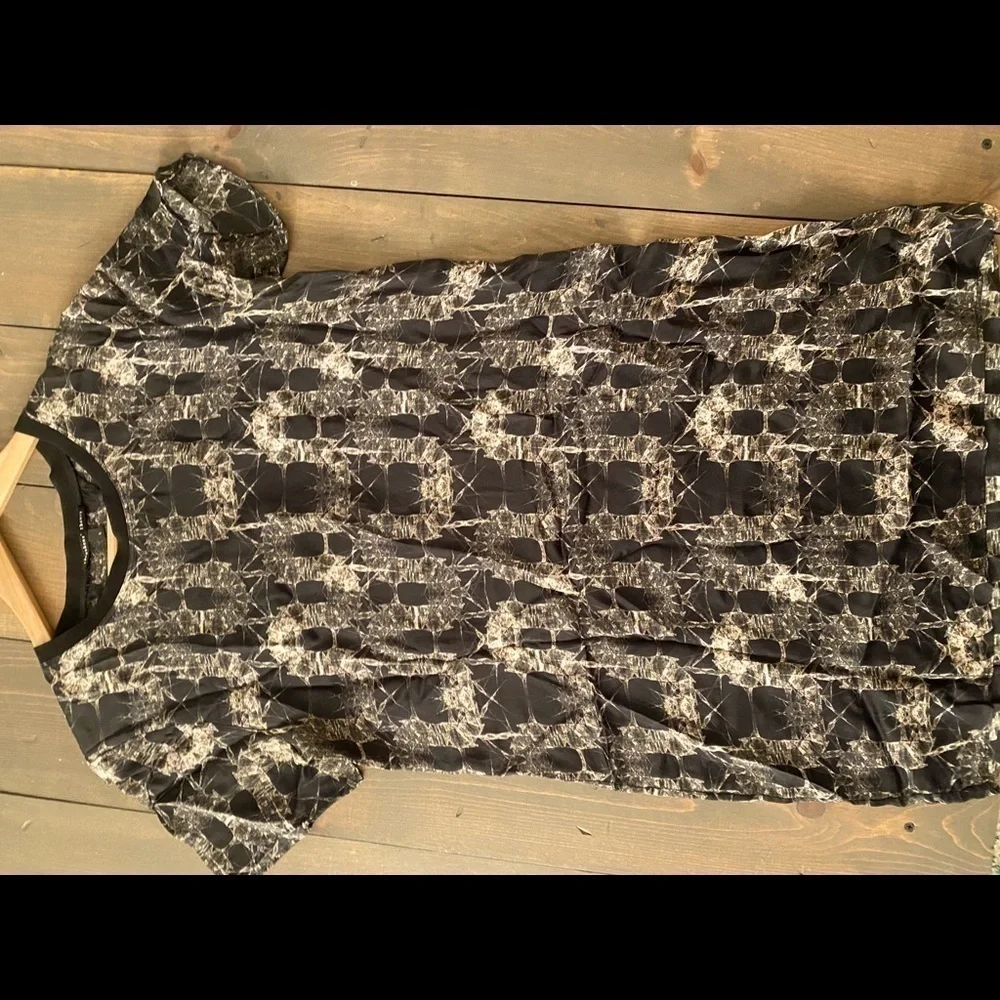 Theyskens theory 100% metallic silk top - Picture 1 of 3